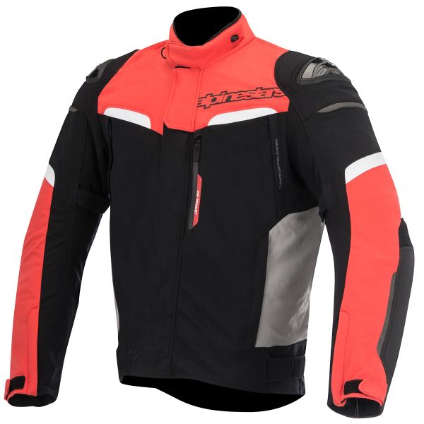 Cazadora moto Alpinestars Pikes Drystar Negro Rojo Blanco Cazadora moto Alpinestars Pikes Drystar Negro Rojo Blanco