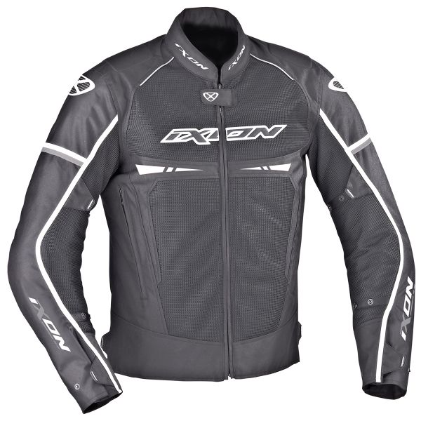 Cazadora moto Ixon Pitrace Negro Blanco Cazadora moto Ixon Pitrace Negro Blanco