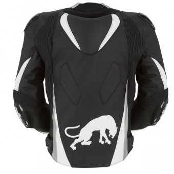 Furygan Race Negro Blanco Plata