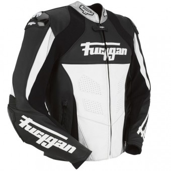 Furygan Race Negro Blanco Plata