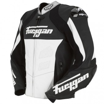 Furygan Race Negro Blanco Plata