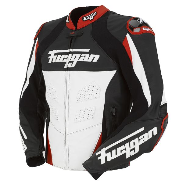 Furygan Race Negro Blanco Rojo