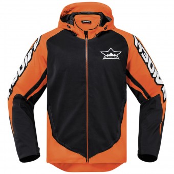 Cazadora moto ICON Raiden UX Orange