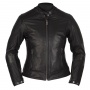 Cazadora moto Helstons Razzia Leather Rag Black