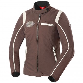 Cazadora moto IXS Ridley Lady Brown