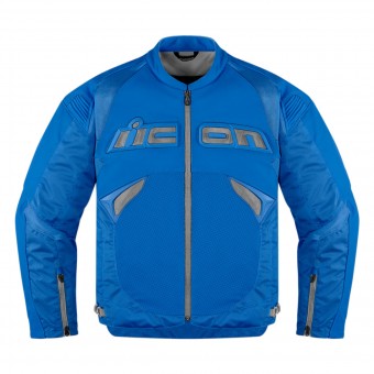 Cazadora moto ICON Sanctuary Jacket Blue