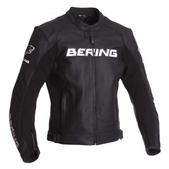 Cazadora moto Bering Sawyer Black White