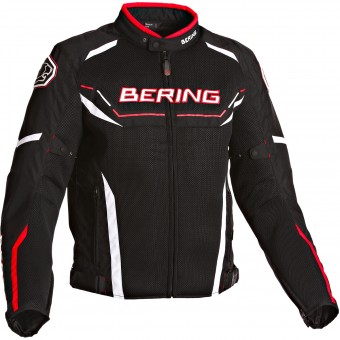 Cazadora moto Bering Scream Black White Red