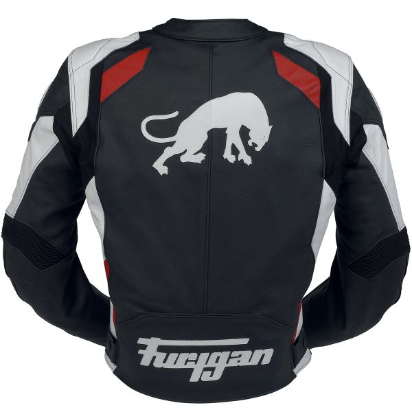 Furygan Spyder Negro Blanco Rojo