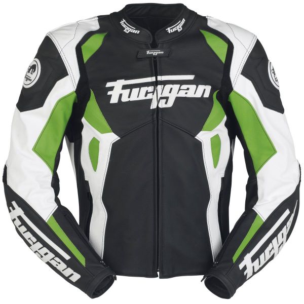 Cazadora moto Furygan Spyder Negro Blanco Verde