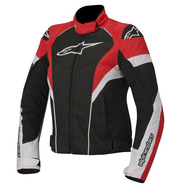 Cazadora moto Alpinestars Stella T-GP Plus R Negro Blanco Rojo