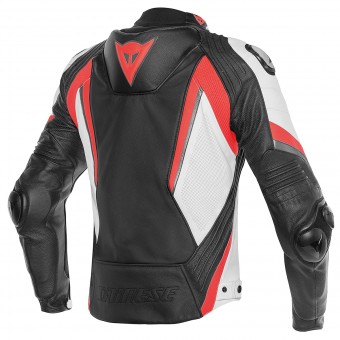 Dainese Super Rider Black White Red Fluo