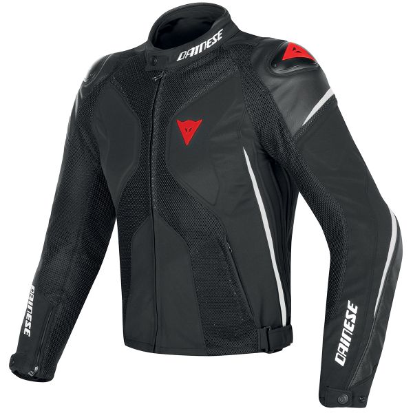 Cazadora moto Dainese Super Rider D-Dry Black White Fluo