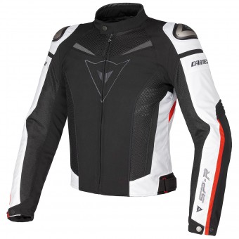 Cazadora moto Dainese Super Speed Black White Red