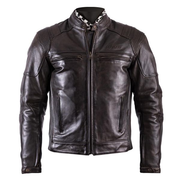 Cazadora moto Helstons Trust Leather Dirty Brown Cazadora moto Helstons Trust Leather Dirty Brown