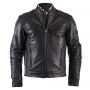 Cazadora moto Helstons Trust Leather Plain Black