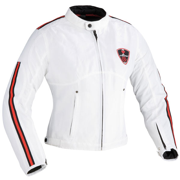 Cazadora moto Ixon Iris Blanco