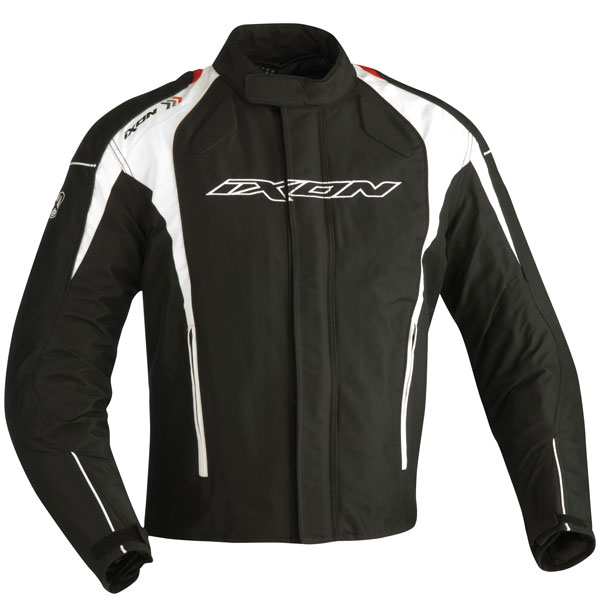 Cazadora moto Ixon Nickel Negro Blanco