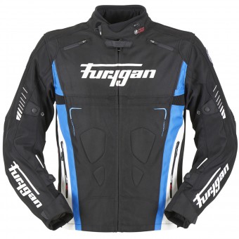Cazadora moto Furygan Vortex Black Blue White