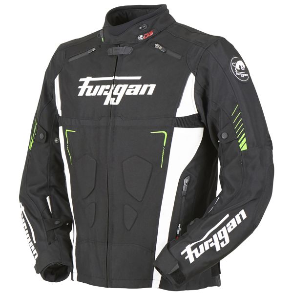 Furygan Vortex Black White Green