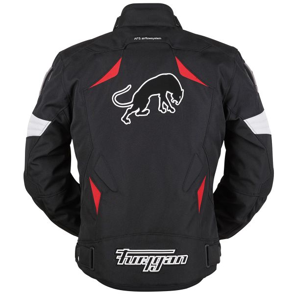 Furygan Wind Negro Blanco Rojo