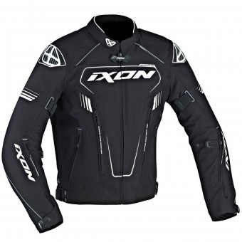 Cazadora moto Ixon Zephyr HP Black White