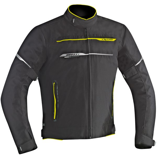 Cazadora moto Ixon Zetec HP Black Yellow Fluo