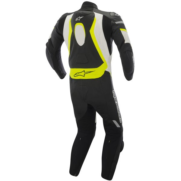 Alpinestars Motegi Suit Black Yellow Fluo