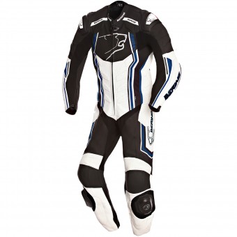 Mono Moto Cuero Bering Supra-R Black White Blue