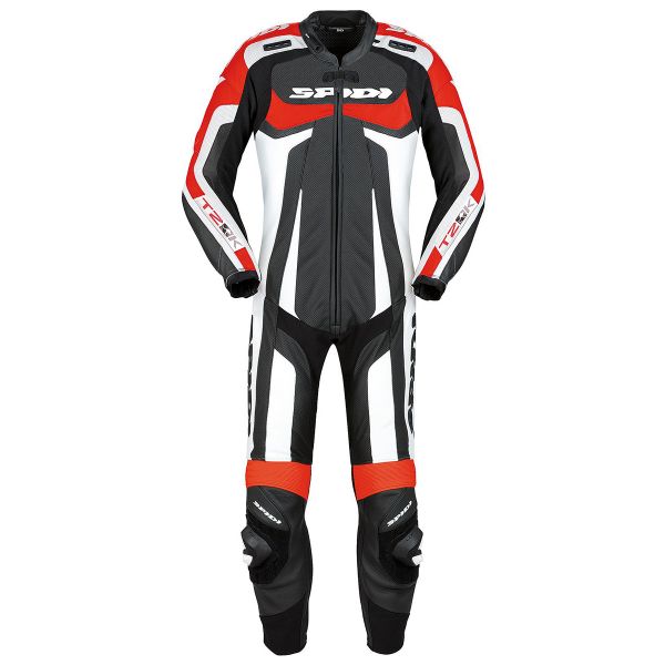 Mono Moto Cuero Spidi T-2 Kangaroo Wind Pro Negro Rojo Mono Moto Cuero Spidi T-2 Kangaroo Wind Pro Negro Rojo