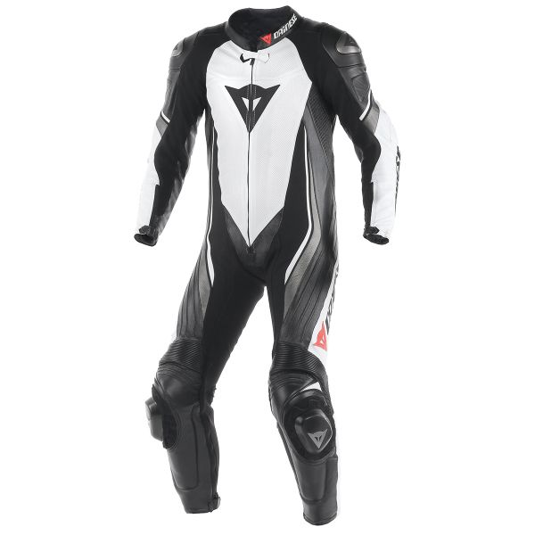 Mono Moto Cuero Dainese Trickster Evo P. C2 Estiva White Black Anthracite