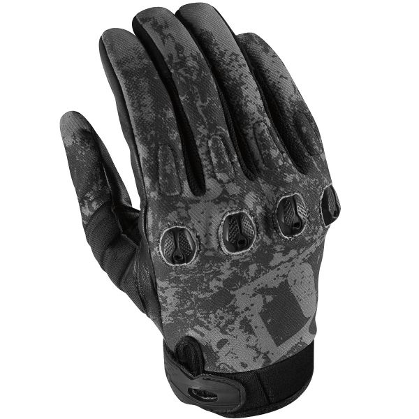 Guantes moto ICON Etched Grey