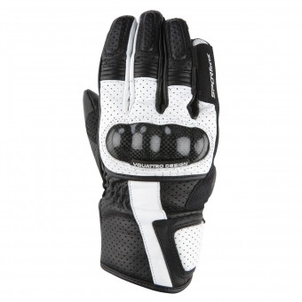 Guantes moto V'Quattro RC-17 Black White