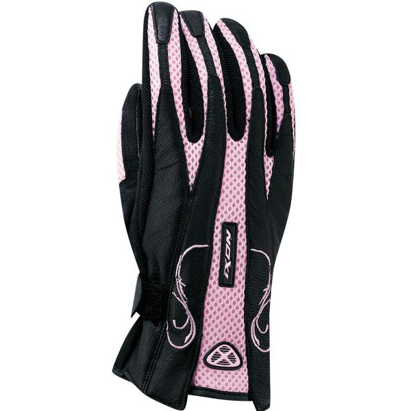 Guantes moto Ixon RS Gloss Negro Rosa