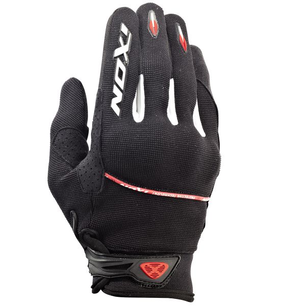 Guantes moto Ixon RS Lift HP Negro Blanco Rojo