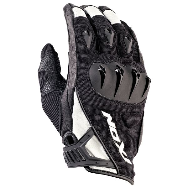 Guantes moto Ixon RS Print VX HP Negro Graph Blanco