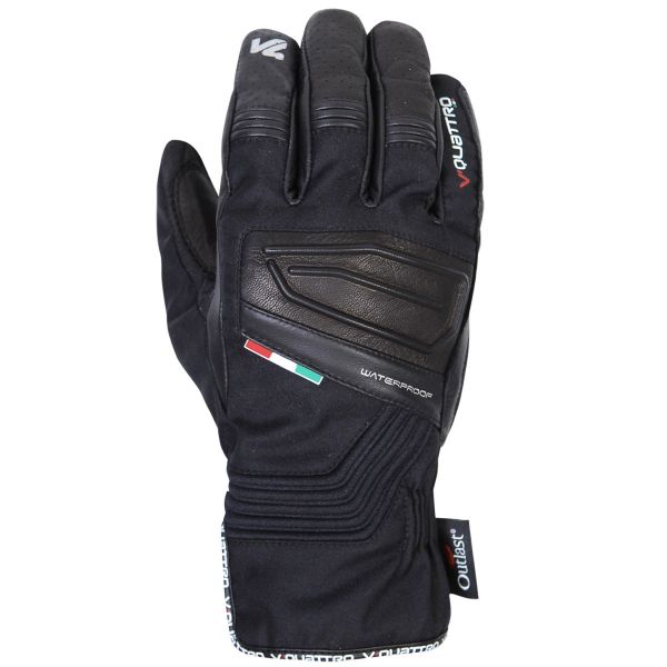 Guantes moto V'Quattro Rain WP Negro