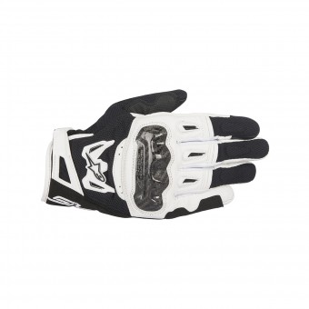 Guantes moto Alpinestars SMX-2 Air Carbon V2 Black White Guantes moto Alpinestars SMX-2 Air Carbon V2 Black White