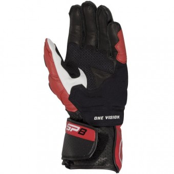 Alpinestars SP-8 Blanco Rojo Negro