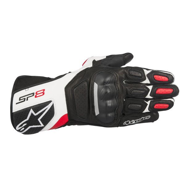 Guantes moto Alpinestars SP-8 V2 Black White Red