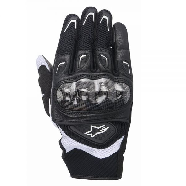 Guantes moto Alpinestars Stella SMX-2 Air Carbon Negro Blanco