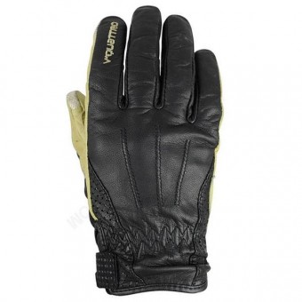 Guantes moto V'Quattro Tornado WP Lady Negro Beige