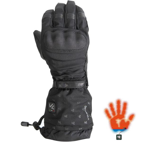 Guantes moto V'Quattro Chiara T�rmico Negro