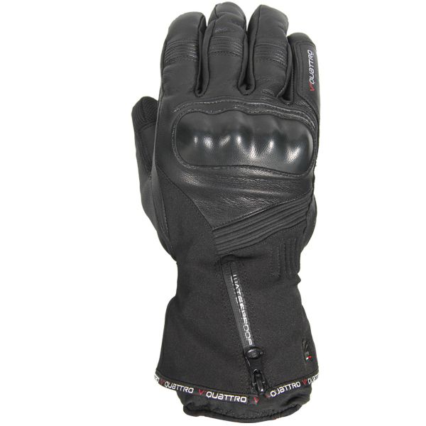 Guantes moto V'Quattro Cluster Negro