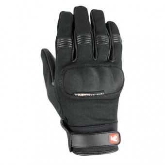 Guantes moto V'Quattro Commuter Negro