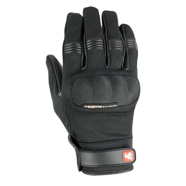 Guantes moto V'Quattro Commuter Negro