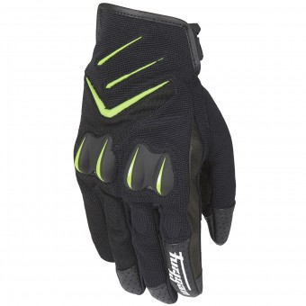 Guantes moto Furygan Delta Black Green Fluo
