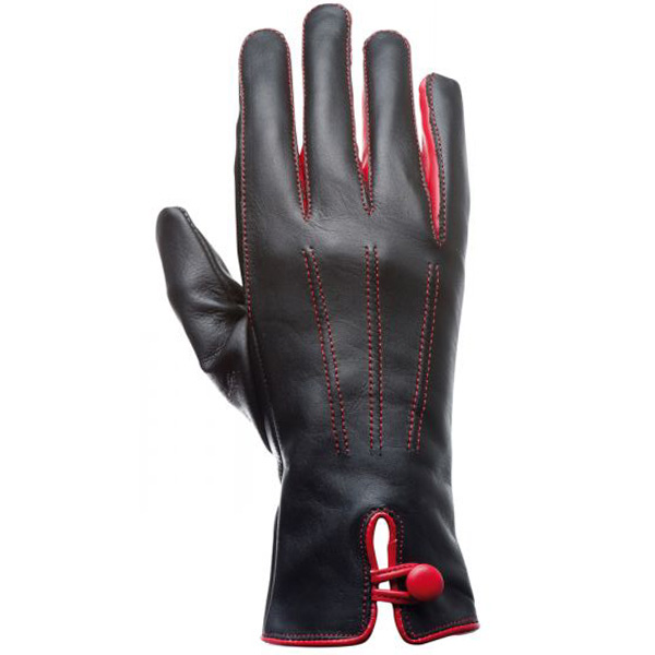 Guantes moto Mac Adam Corolle Negro Rojo