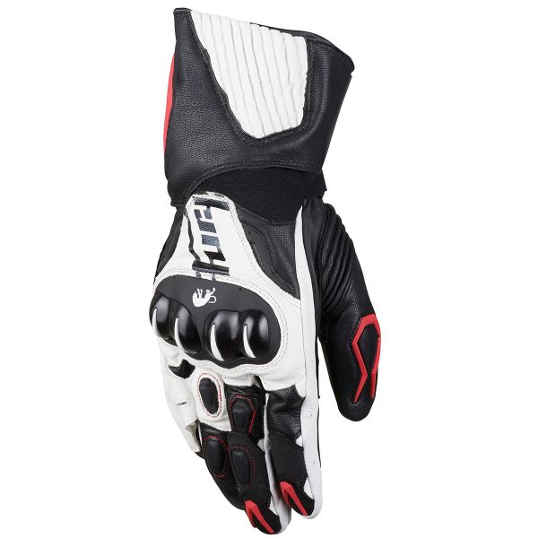 Guantes moto Furygan FIT-R Negro Blanco Rojo