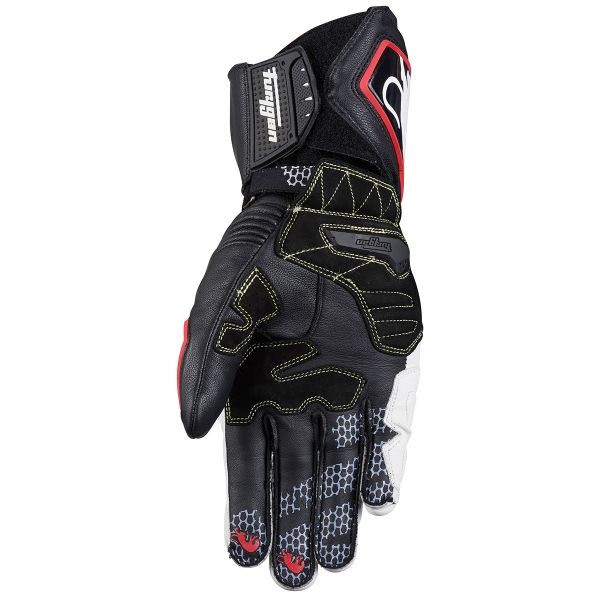 Furygan FIT-R Negro Blanco Rojo